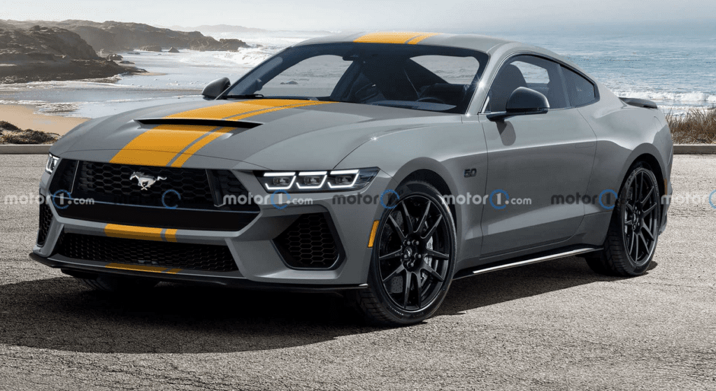 Ford Mustang 2024 First Photos Revealed by Incredible 3D Rendering ...