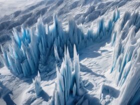 creating a frozen landscape