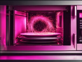 microwave sparks from metal