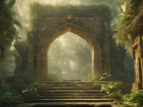 mythical underground civilization concept